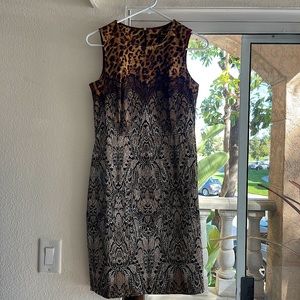 Leopard print dress